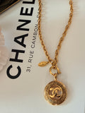 Chanel Coco Mark Necklace 24k Gold Plated