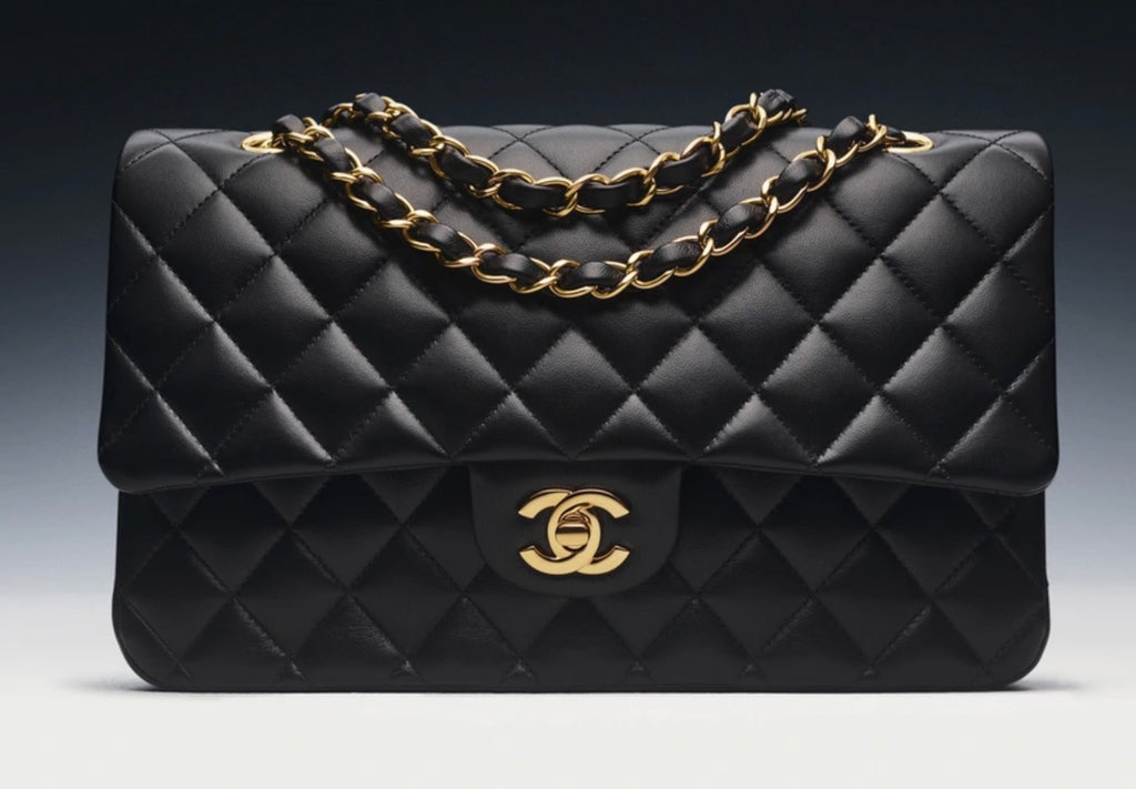Chanel Jumbo Classic Single Flap Black Lambskin Leather Gold Hardware