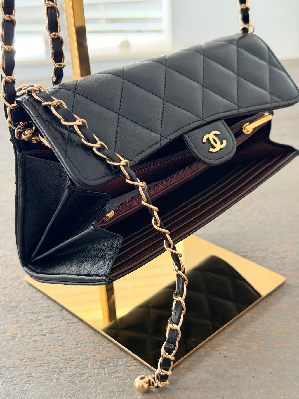 CHANEL Long Wallet with Full Set | Lambskin | Gold Hardware | Microchip (2022–2024