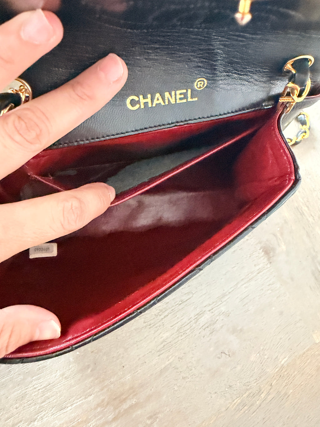 Chanel Vintage Matelasse Mini Shoulder Bag Single Flap Black Lambskin Leather 1986 - 1989