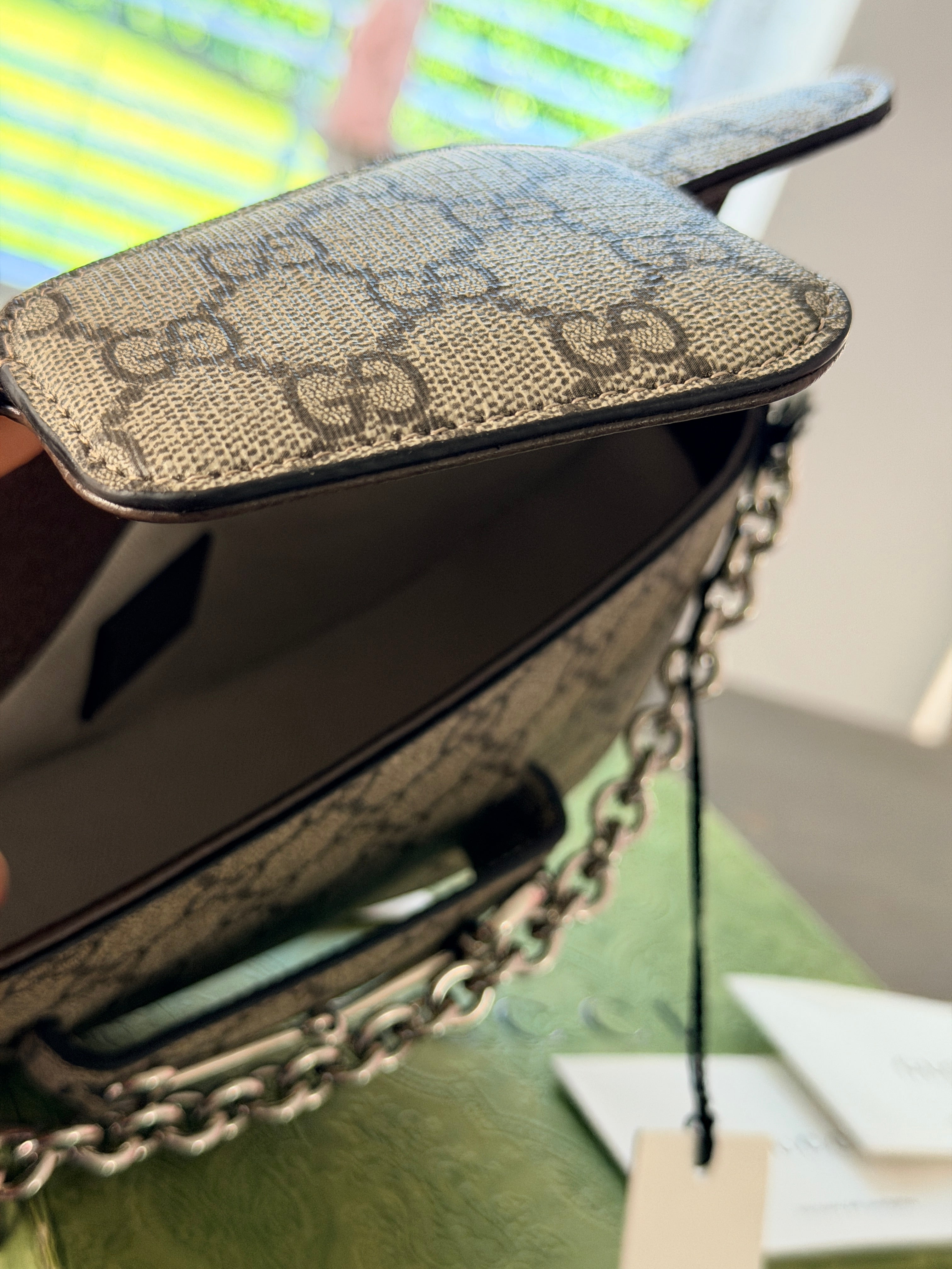 GUCCI Horsebit 1955 Mini Shoulder Bag 2024 Collection Silver Hardware