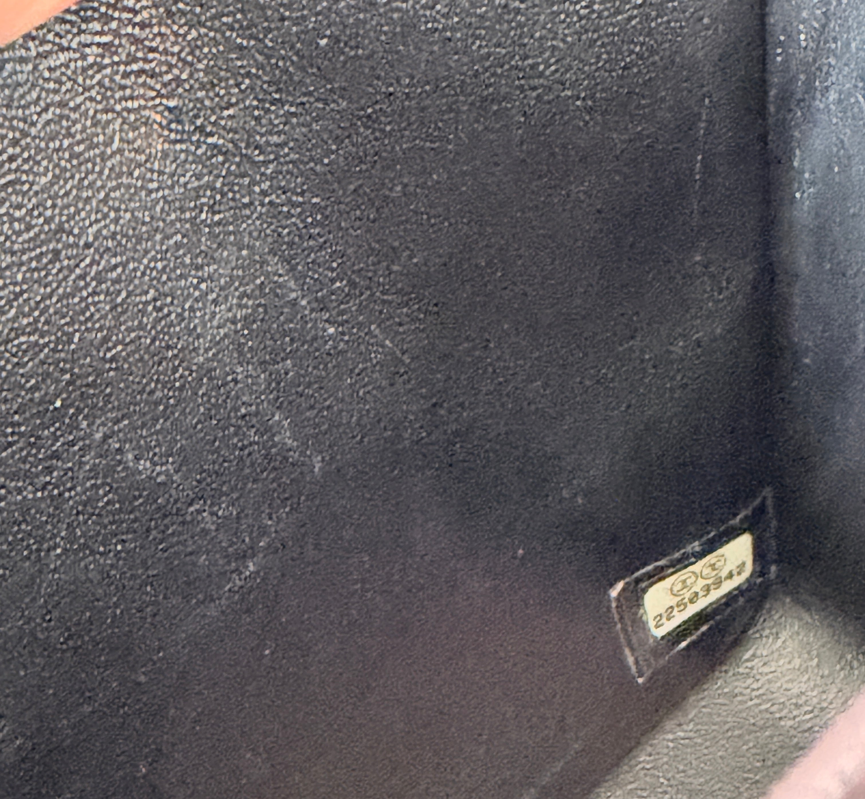 Chanel Mini Chevron Flap Black Lambskin Leather with Silver Hardware