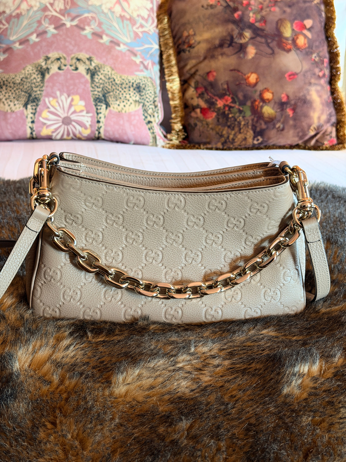 Gucci GG Emblem Mini Shoulder Bag