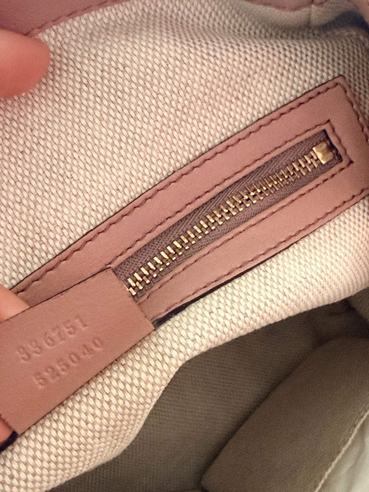 GUCCI GG Soho Tote Mustard Cellarius Patent Leather Gold Hardware