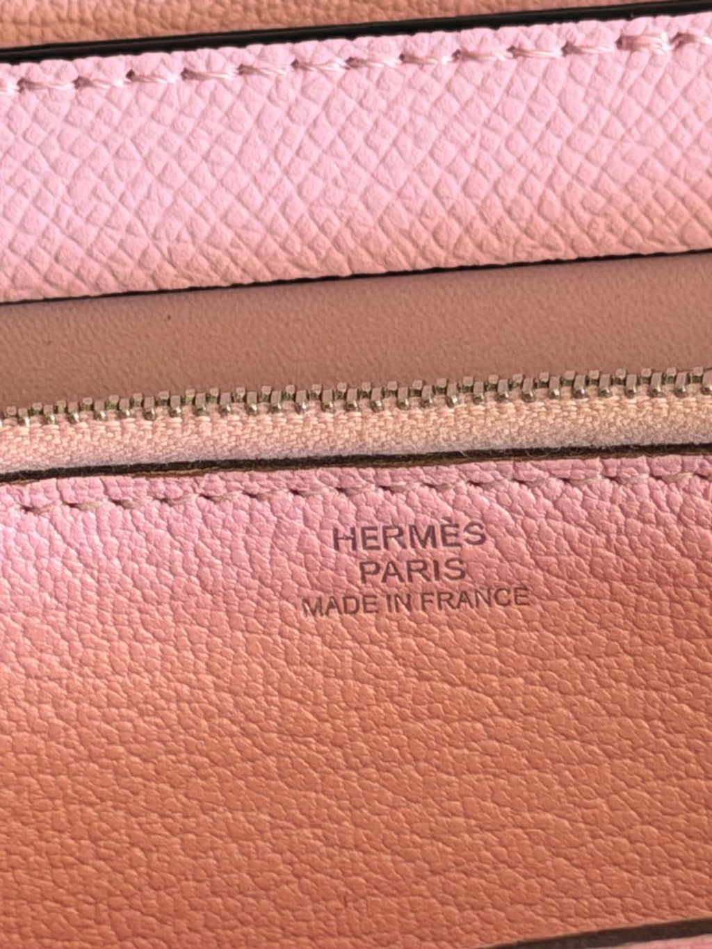Hermes Kelly Ghillies Limited Edition Long Wallet Rose Sakura Veau Swift Leather