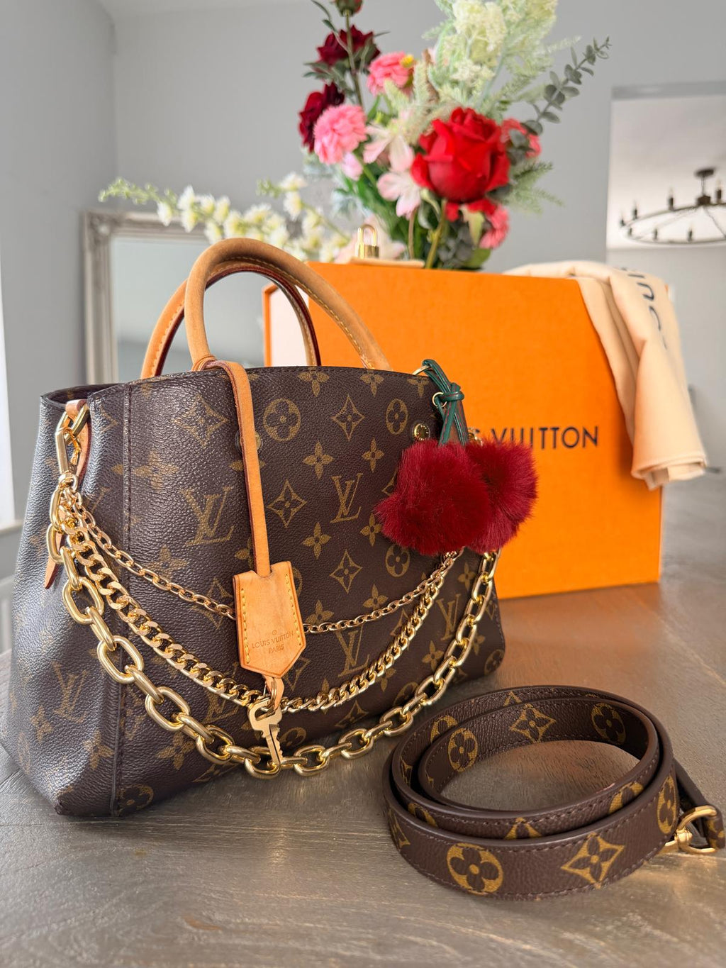 Louis Vuitton Montaigne Monogram BB Handbag