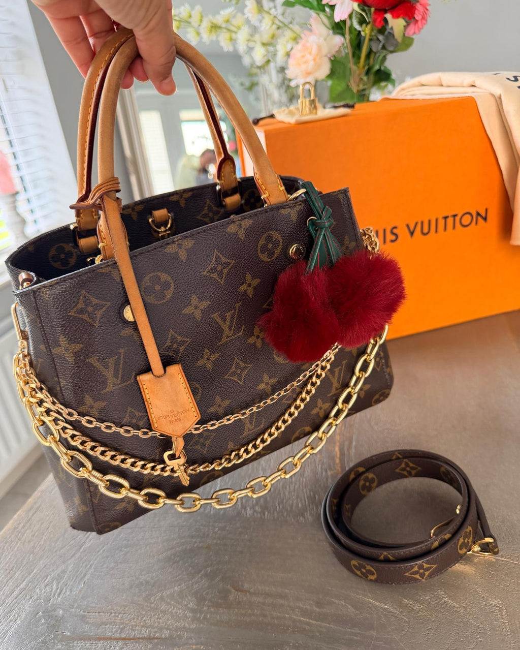 Louis Vuitton Montaigne Monogram BB Handbag